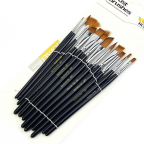 Artist paint brush set nylon hair watercolor acrylic oil painting supplies