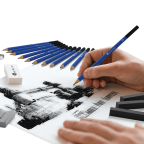 Castle art supplies drawing and sketching pencil art set