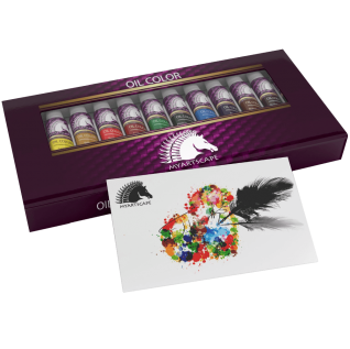 Oil paint set artist quality art paints for painting on canvas starter kit