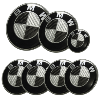 Afauto BMW Emblem Logo Badge Set