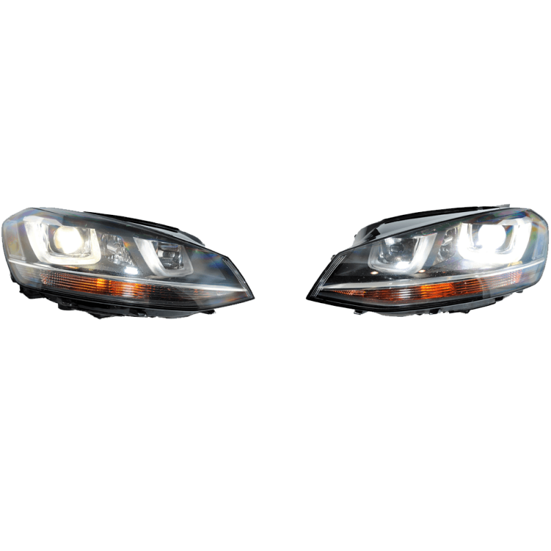 Volkswagen Golf 7 Bi Xenon Headlights Left Right LED RHD VW OEM 5G1941033