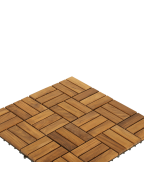 Flooring Tiles in Solid Teak Wood 
