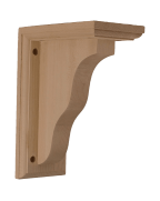 Traditional Bracket Rubber Wood 