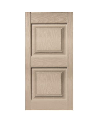 Vinyl Raised Panel Shutters