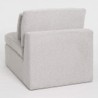 Gray Emmett Modular Sectional Armless Chair