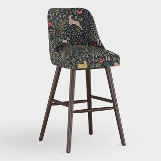 Linen Blend Kian Upholstered Barstool
