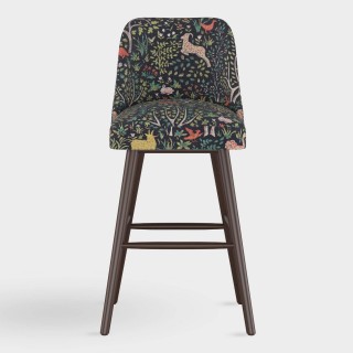 Linen Blend Kian Upholstered Barstool