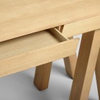 Bleached Oak And Poplar Gemma Sawhorse Desk