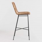 Natural Wicker Loren Bar Stool