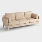 Oatmeal Woven Noelle Sofa And Ottoman