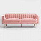 Blush Pink Channel Back Sacha Sofa