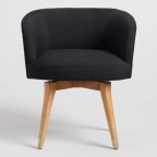 Vanessa Upholstered Swivel Chair