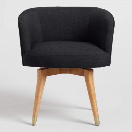 Vanessa Upholstered Swivel Chair