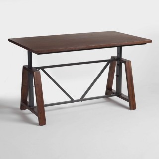 Wood Braylen Adjustable Height Work Table