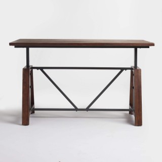 Wood Braylen Adjustable Height Work Table