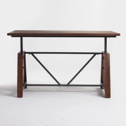 Wood Braylen Adjustable Height Work Table