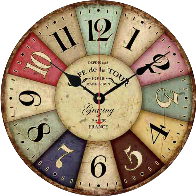 Grazing 12- Vintage Arabic Numerals