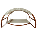 Leisure Season Swing Bed with Canopy