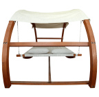 Leisure Season Swing Bed with Canopy