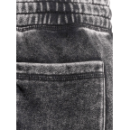 Denim-look joggers