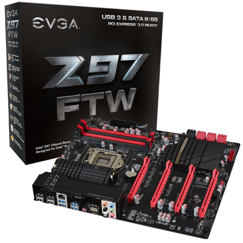 EVGA Z97 FTW LGA1150 ATX 4 DIMM Dual Channel