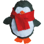 Handmade Stuffed Animals Penguins Felt Fleece Hanging Home Decor Gifts