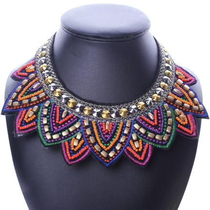 Tribal Jewelry Charm Bib Pendant Necklace New