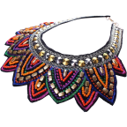 Tribal Jewelry Charm Bib Pendant Necklace New