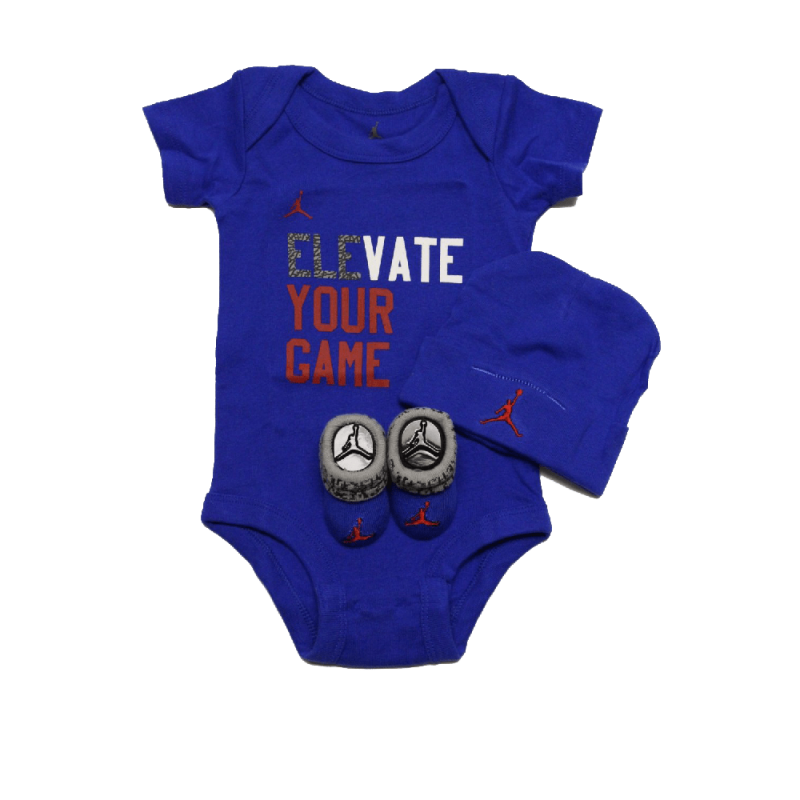 Air Jordan Baby Infant 3P Sets Bodysuit Layette Oneies