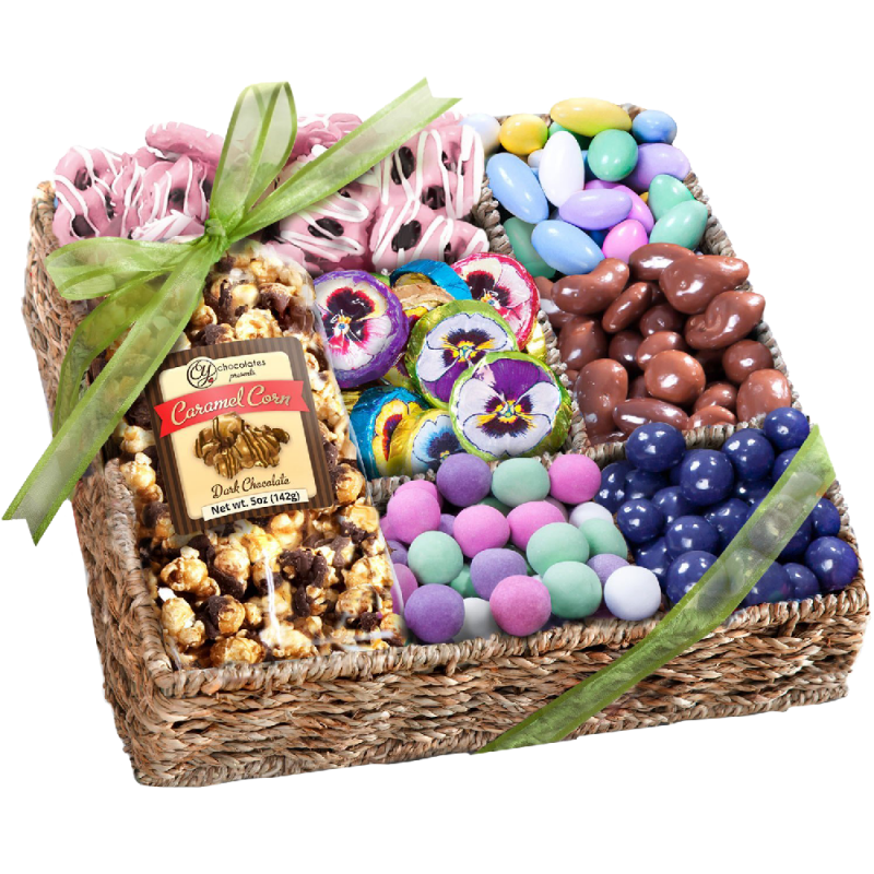 Spring Chocolate, Sweets and Treats Gift Basket