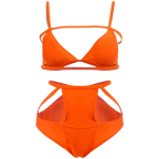 FINEJO Women's Sexy Push Up Bandage Bikini Set