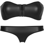 Pandolah Luxury Zip Top Diving Suit Neoprene Bikini Set