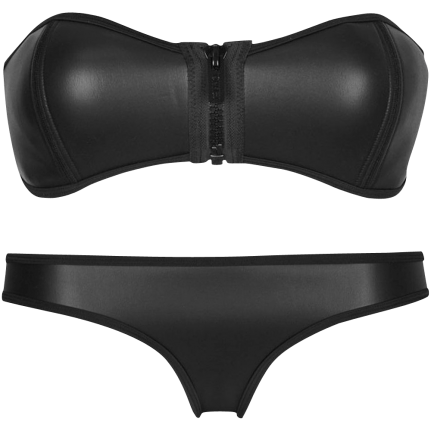 Pandolah Luxury Zip Top Diving Suit Neoprene Bikini Set