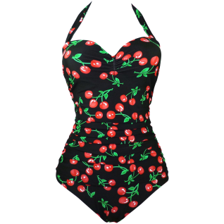Cocoship 50s Retro Vintage Swimwear Monokinis