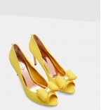 ALIFAIR Bow detail peep-toe courts
