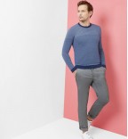 DYNAMO Striped crew neck jumper