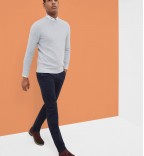 EXMOOR Micro print trousers
