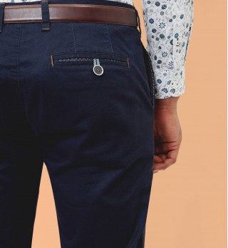 EXMOOR Micro print trousers