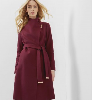 FYLIO Long wrap coat 