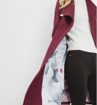 FYLIO Long wrap coat 