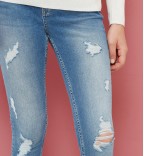 KIMLE Ripped skinny jeans