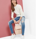 KIMLE Ripped skinny jeans