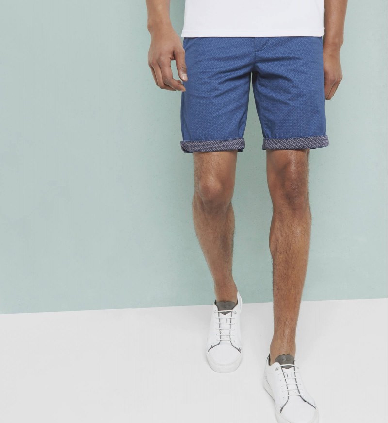 AKSHO Geo print shorts