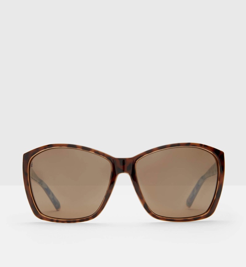LARKE Oversized printed sunglasses 