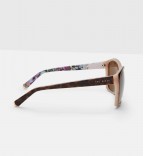 LARKE Oversized printed sunglasses 