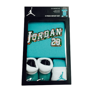 Jordan Baby Clothes 3 piece Set Teal Jordan
