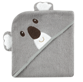 Luvable Friends Animal Face Baby Towel
