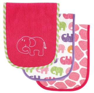Luvable Friends Safari Themed Burp Cloths