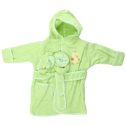 Spasilk Hooded Terry Bathrobe with Booties
