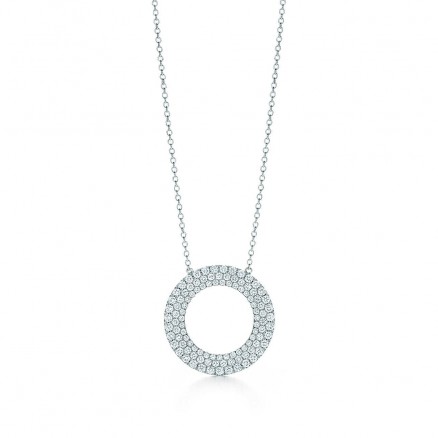 Three-row circle pendant